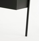KantoormeubelenPlus Dani Plantenrek - L54 x B20 x H160 cm - Metaal - Zwart
