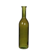KantoormeubelenPlus Rioja Fles Vaas - H75 x Ø18 cm - Gerecycled Glas - Donkergroen
