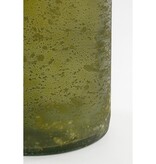 KantoormeubelenPlus Rioja Fles Vaas met Handgreep - H75 x Ø18 cm - Gerecycled Glas - Donkergroen