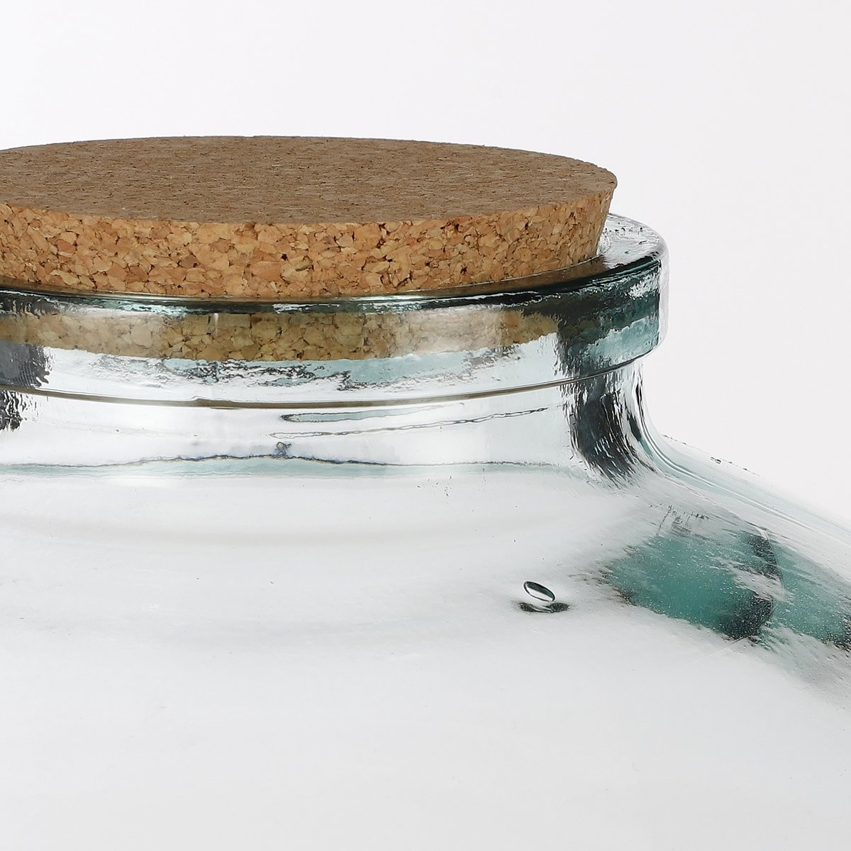 KantoormeubelenPlus Olly Vaas - H23 x Ø29 cm - Gerecycled Glas - Transparant