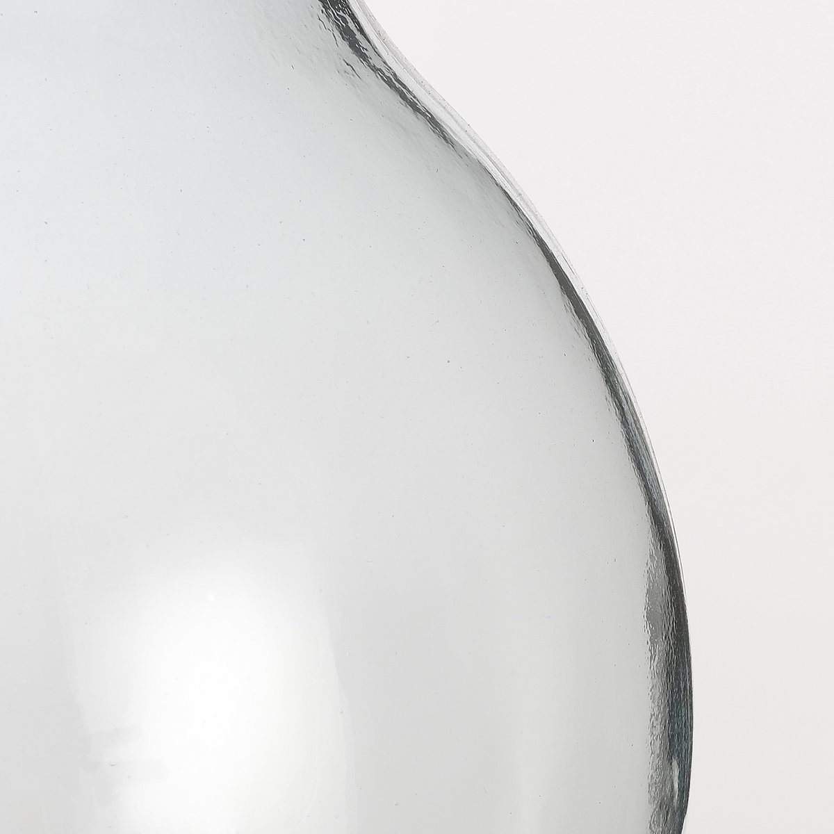 KantoormeubelenPlus Olly Vaas - H23 x Ø29 cm - Gerecycled Glas - Transparant
