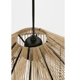 KantoormeubelenPlus Elsa Hanglamp - H49 x Ø35 cm - Jute - Lichtbruin
