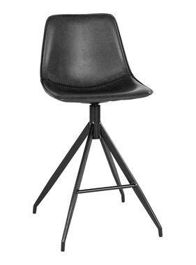 KantoormeubelenPlus Monaco Counter Chair - Zwart - set van 2
