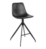 KantoormeubelenPlus Monaco Counter Chair - Zwart - set van 2