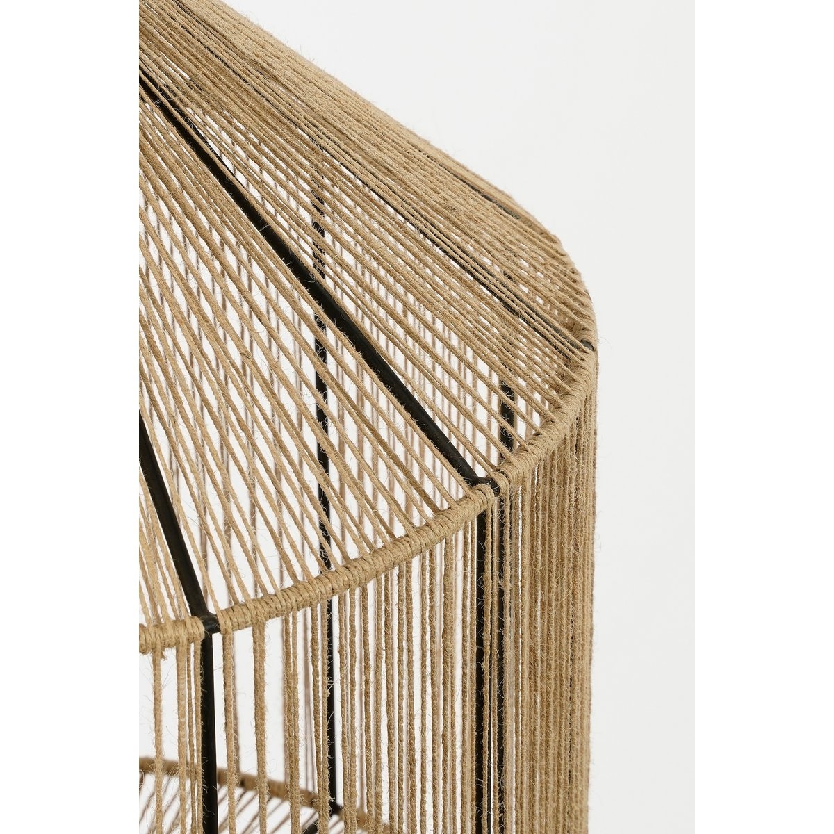 KantoormeubelenPlus Elsa Hanglamp - H49 x Ø35 cm - Jute - Lichtbruin