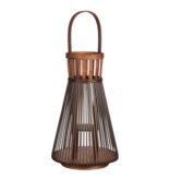 KantoormeubelenPlus Cosmo Lantaarn - H45 x Ø15 cm - Gerecycled polyester - Donkerbruin