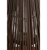 KantoormeubelenPlus Cosmo Lantaarn - H45 x Ø15 cm - Gerecycled polyester - Donkerbruin