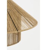 KantoormeubelenPlus Elsa Hanglamp - H28 x Ø50 cm - Jute - Lichtbruin