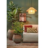 KantoormeubelenPlus Elsa Hanglamp - H28 x Ø50 cm - Jute - Lichtbruin