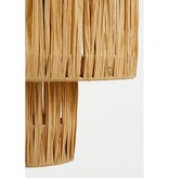 KantoormeubelenPlus Elisa Hanglamp - H30 x Ø35 cm - Raffia - Lichtbruin