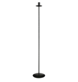 KantoormeubelenPlus Kantas Kandelaar - H90 x Ø15 cm - Metaal - Zwart