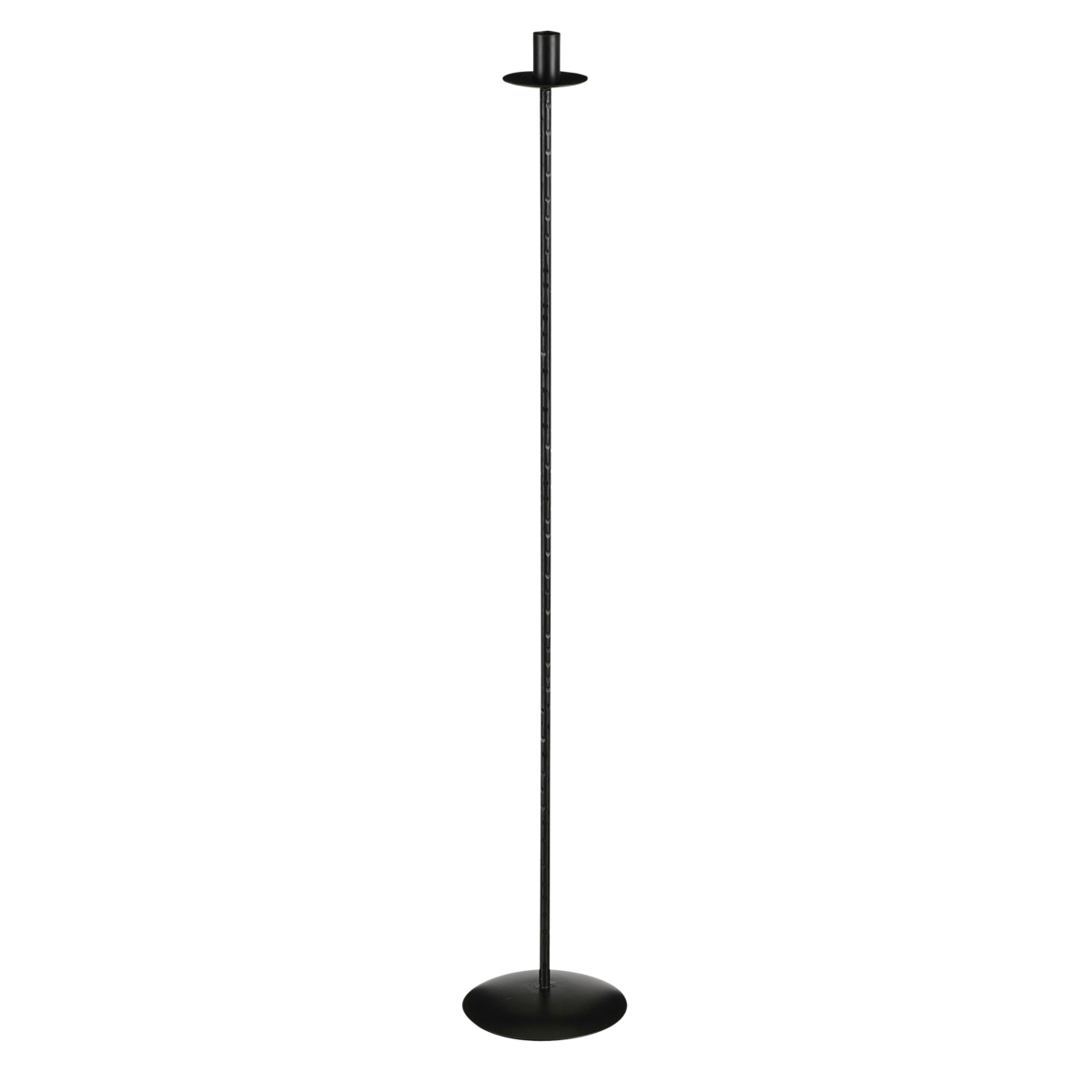KantoormeubelenPlus Kantas Kandelaar - H90 x Ø15 cm - Metaal - Zwart