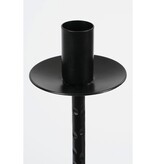 KantoormeubelenPlus Kantas Kandelaar - L30 x B15 x H73 cm - Metaal - Zwart