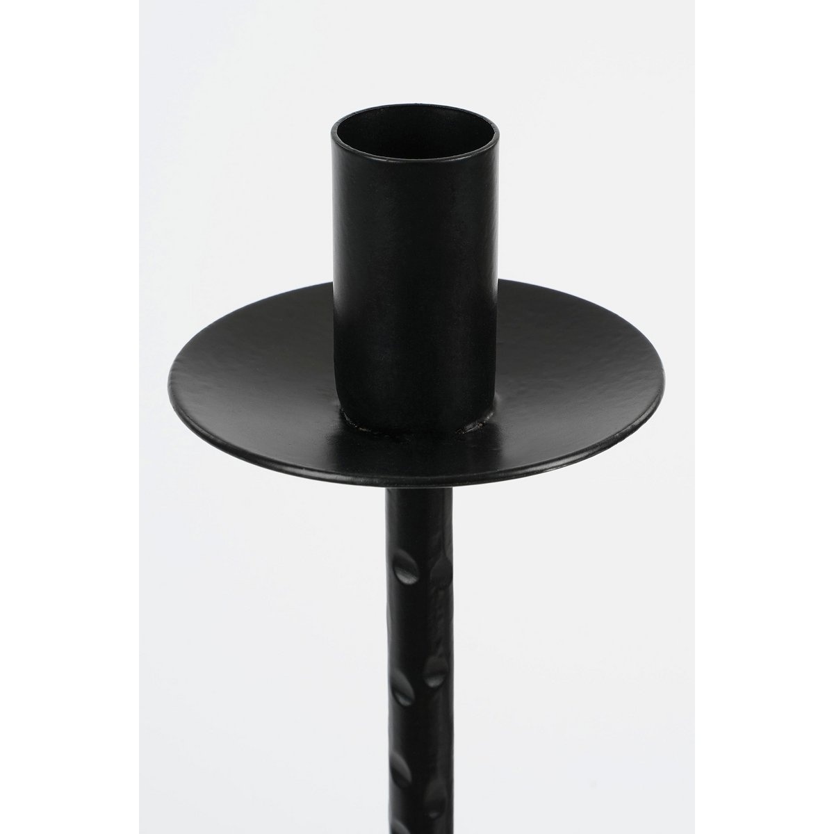 KantoormeubelenPlus Kantas Kandelaar - L30 x B15 x H73 cm - Metaal - Zwart