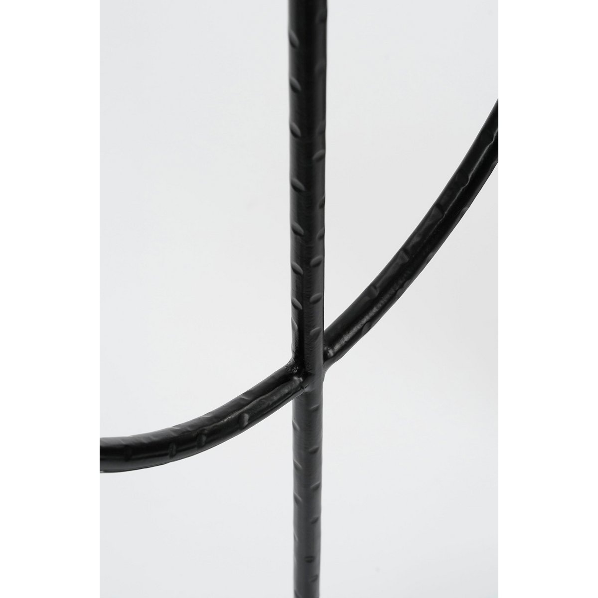KantoormeubelenPlus Kantas Kandelaar - L30 x B15 x H73 cm - Metaal - Zwart