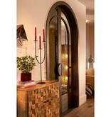 KantoormeubelenPlus Kantas Kandelaar - L30 x B15 x H73 cm - Metaal - Zwart
