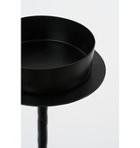 KantoormeubelenPlus Kantas Kandelaar - H56 x Ø15 cm - Metaal - Zwart