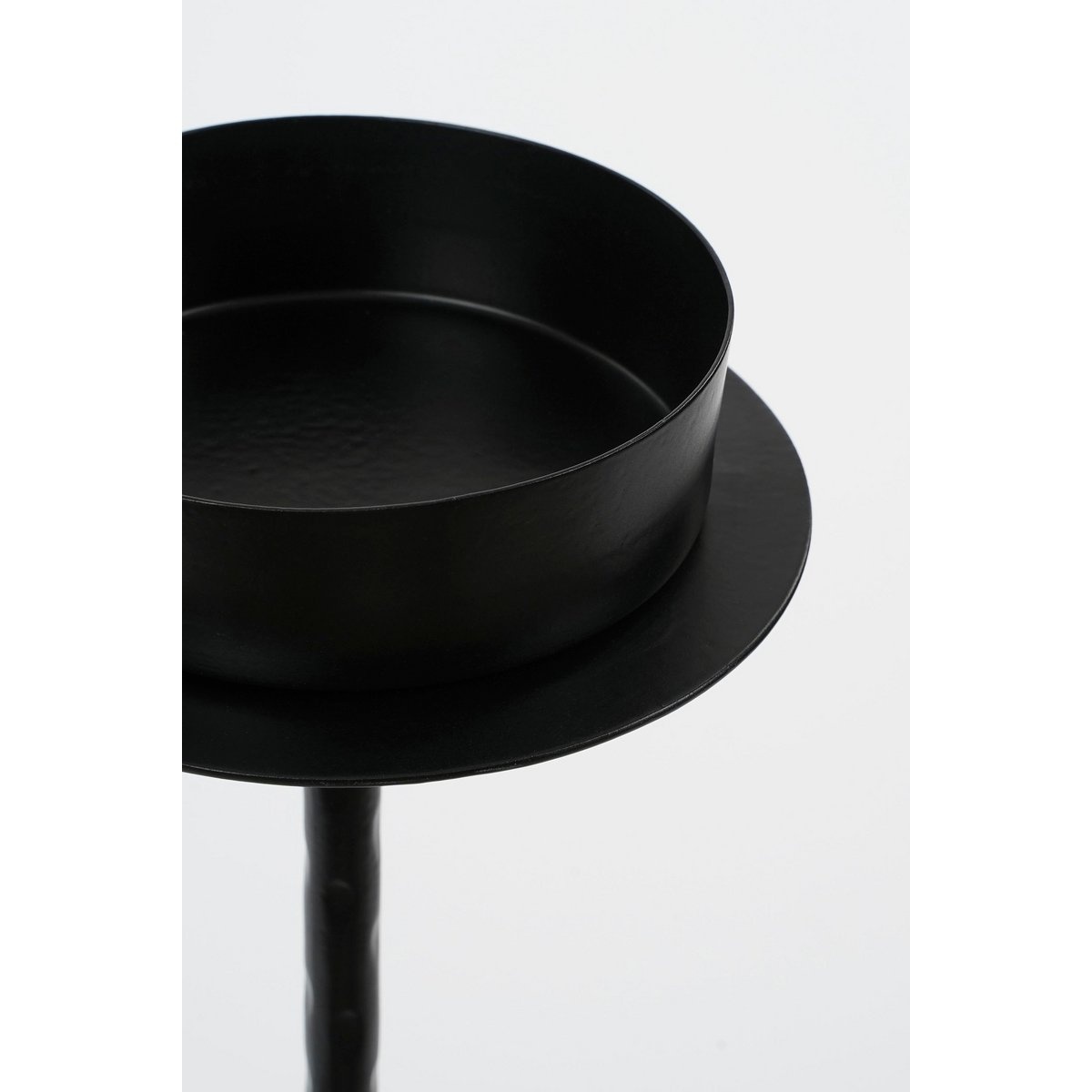 KantoormeubelenPlus Kantas Kandelaar - H56 x Ø15 cm - Metaal - Zwart