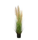 KantoormeubelenPlus Pampasgras Kunstplant - H120 x Ø40 cm - Groen