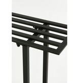 KantoormeubelenPlus Greenrax Plantenstandaard - L90 x B22 x H75 cm - Metaal - Zwart