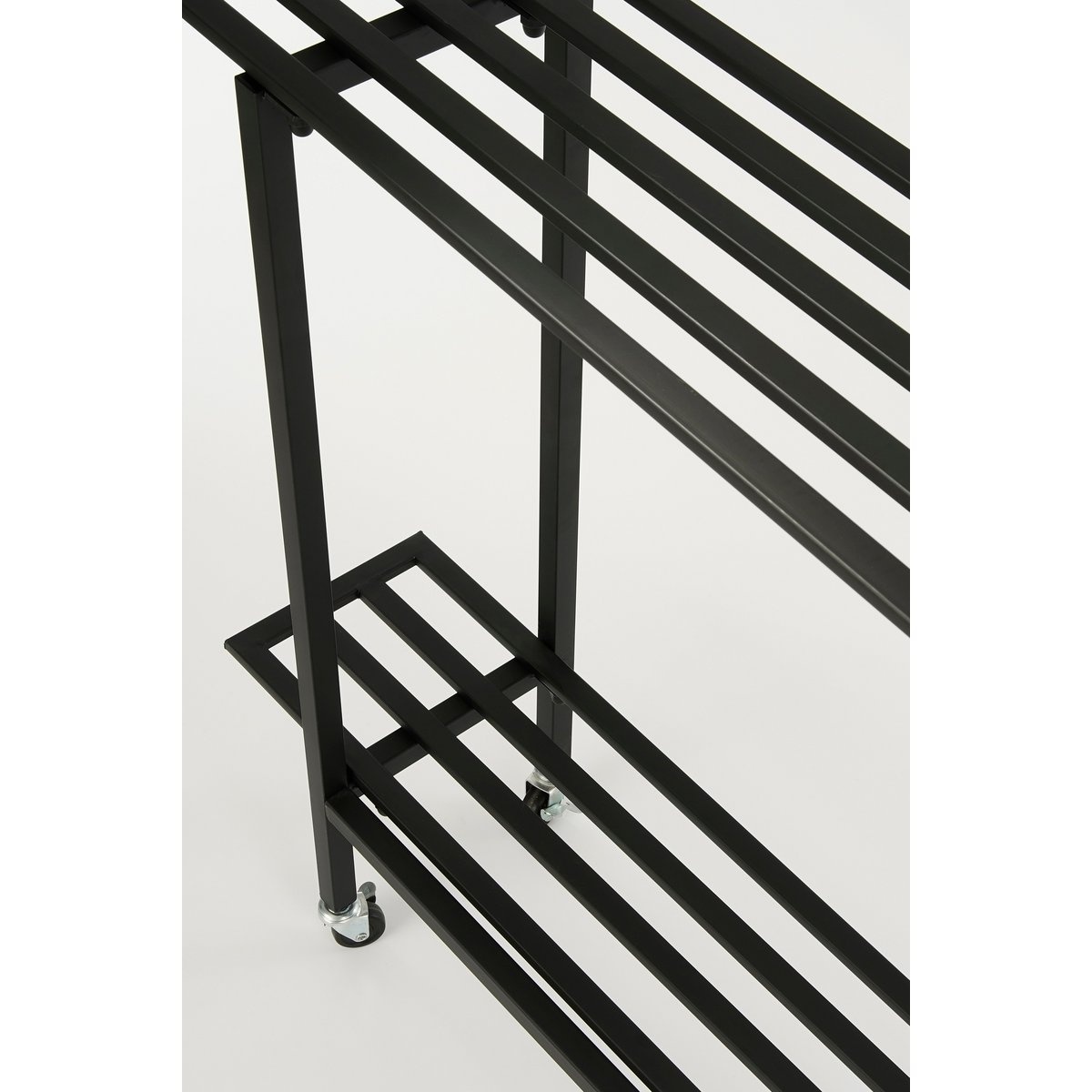 KantoormeubelenPlus Greenrax Plantenstandaard - L90 x B22 x H75 cm - Metaal - Zwart