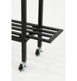 KantoormeubelenPlus Greenrax Plantenstandaard - L90 x B22 x H75 cm - Metaal - Zwart