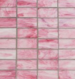 KantoormeubelenPlus Bijzettafel voor Buiten - Set van 2 - L38 x B38 x H48 cm - Metaal - Roze