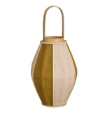 KantoormeubelenPlus Roger Lantaarn - H45 x Ø32 cm - Jute - Beige, Bruin