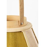 KantoormeubelenPlus Roger Lantaarn - H45 x Ø32 cm - Jute - Beige, Bruin