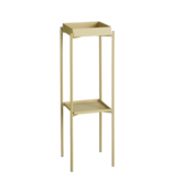 KantoormeubelenPlus Dacia Plantenstandaard - L21,5 x B21,5 x H68 cm - Metaal - Groen