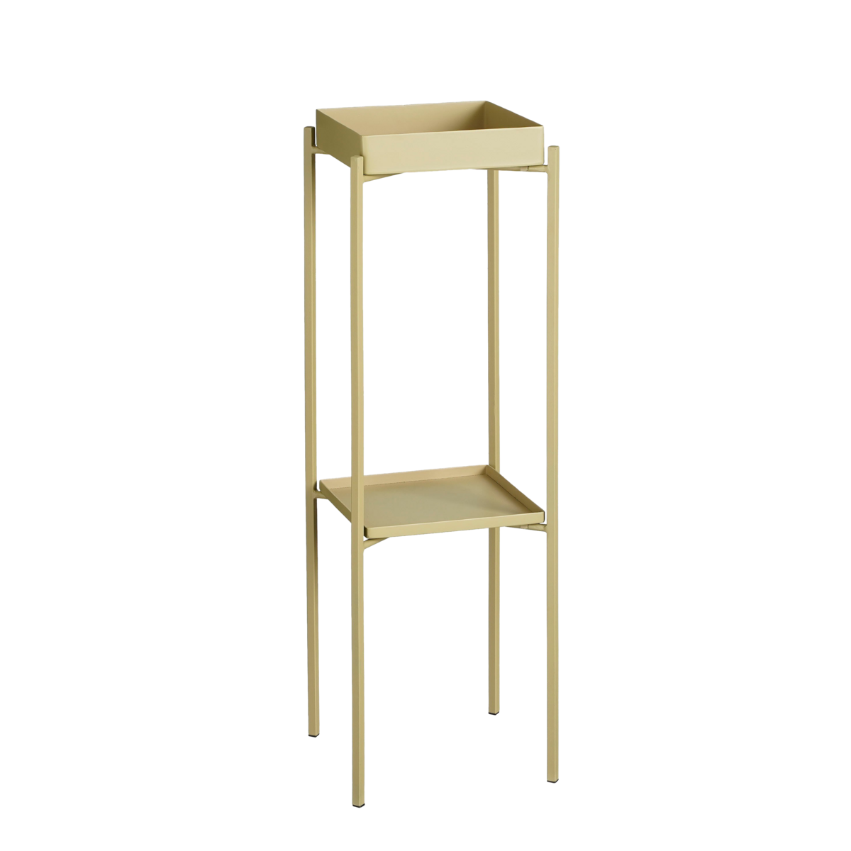 KantoormeubelenPlus Dacia Plantenstandaard - L21,5 x B21,5 x H68 cm - Metaal - Groen