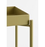 KantoormeubelenPlus Dacia Plantenstandaard - L21,5 x B21,5 x H68 cm - Metaal - Groen