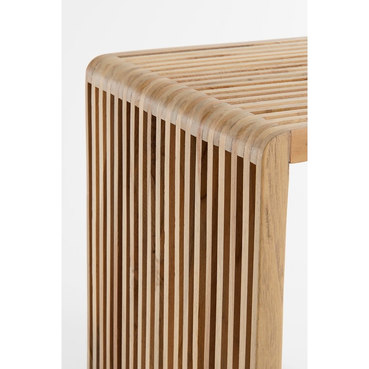KantoormeubelenPlus Yonker Bijzettafel - Set van 3 - L44 x B34 x H50 cm - Gerecycled Hout - Bruin