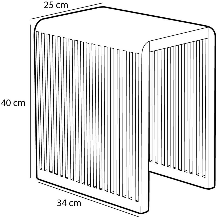 KantoormeubelenPlus Yonker Bijzettafel - Set van 3 - L44 x B34 x H50 cm - Gerecycled Hout - Bruin