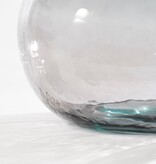 KantoormeubelenPlus Pinto Vaas - H33 x Ø33 cm - Gerecycled Glas - Antraciet