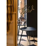 KantoormeubelenPlus Pinto Vaas - H33 x Ø33 cm - Gerecycled Glas - Antraciet