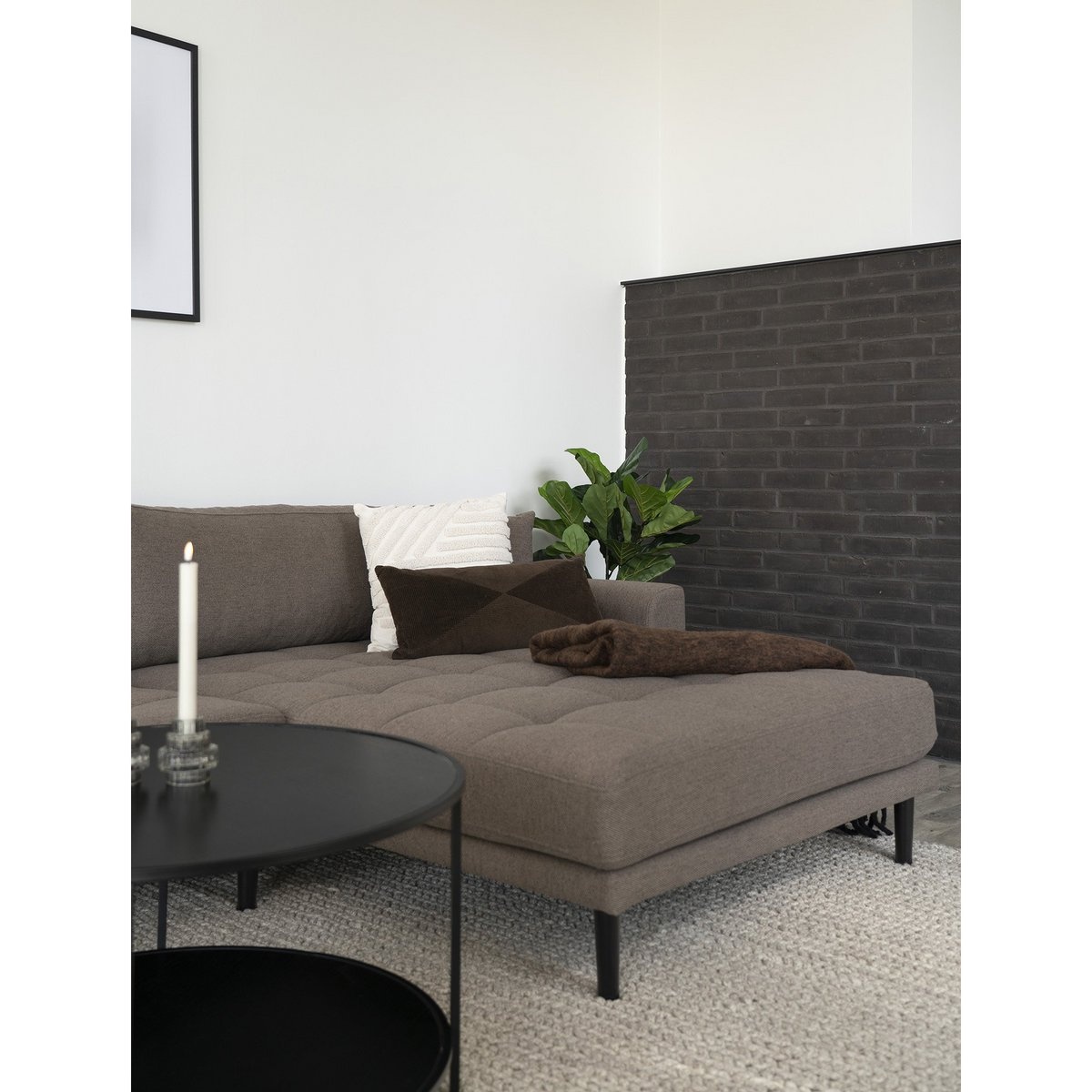 KantoormeubelenPlus Albany Kussen - Kussen, wit, 45x45 cm