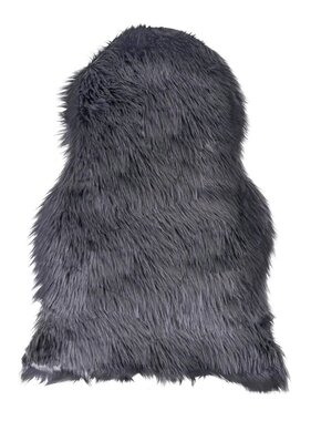KantoormeubelenPlus Lamsvacht Kunststof - Kunstlamsvacht in grijs 50x85 cm