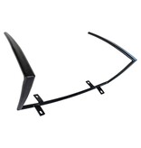 KantoormeubelenPlus Monaco Armleuning - Armleuning van metaal voor Monaco eettafelstoel, zwart