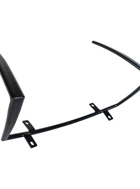 KantoormeubelenPlus Monaco Armleuning - Armleuning van metaal voor Monaco eettafelstoel, zwart