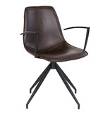 KantoormeubelenPlus Monaco Armleuning - Armleuning van metaal voor Monaco eettafelstoel, zwart