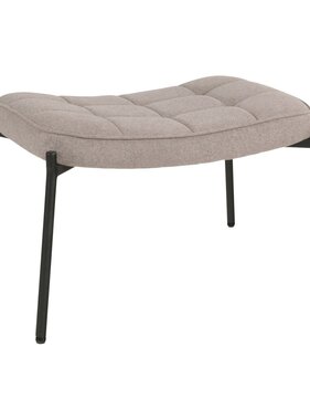 KantoormeubelenPlus Glasgow Voetsteun - Voetsteun, steen met zwarte poten, HN1231