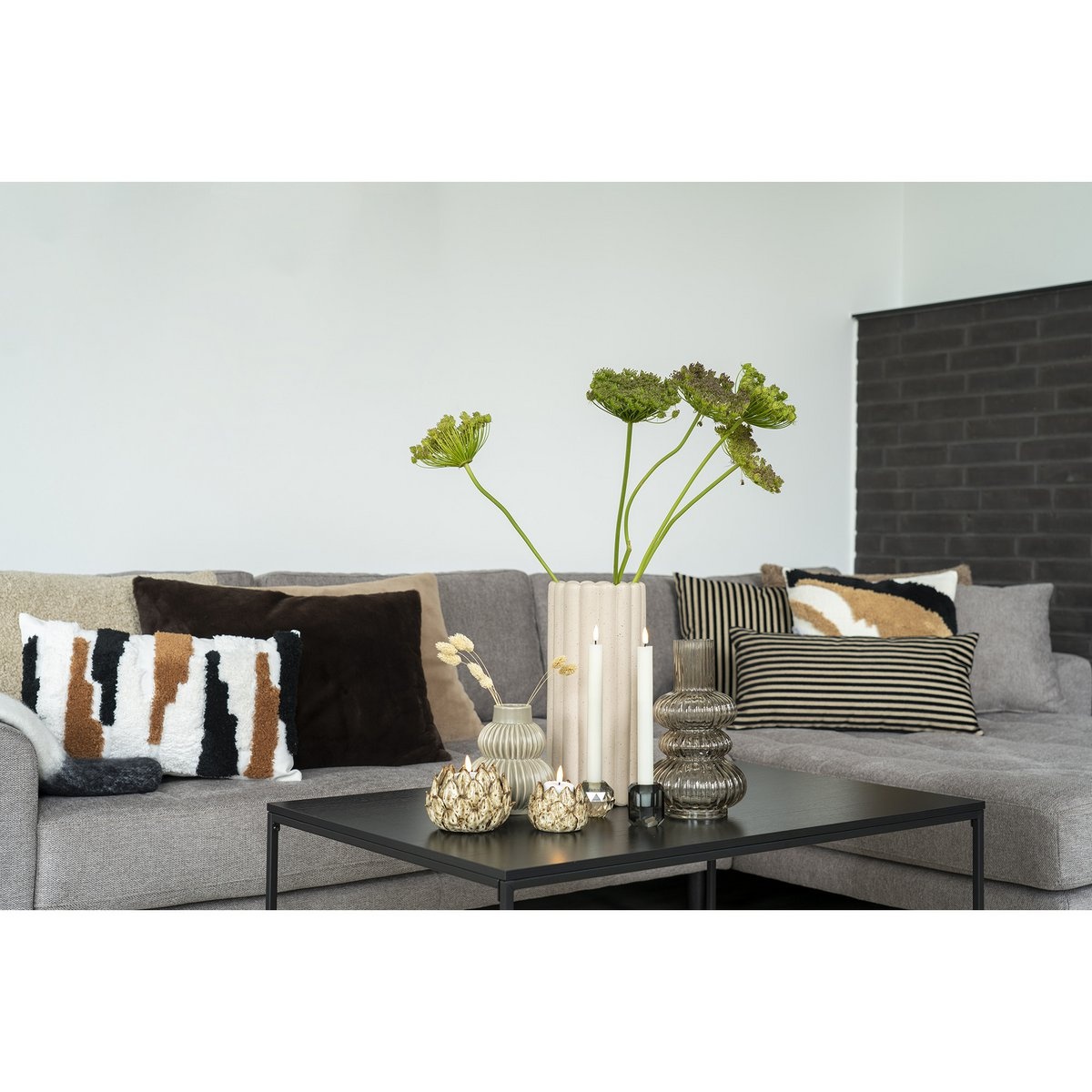 KantoormeubelenPlus Theelichthouder - Beige