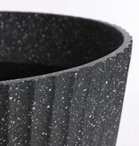 KantoormeubelenPlus Rio Bloempot voor Buiten - Ø37 cm - Zwart