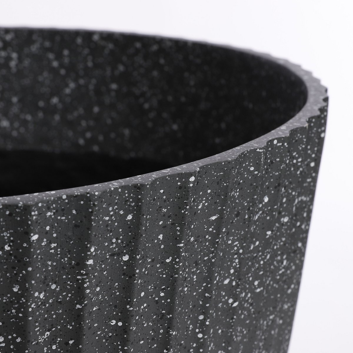 KantoormeubelenPlus Rio Bloempot voor Buiten - Ø37 cm - Zwart