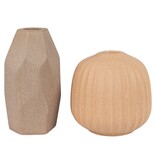 KantoormeubelenPlus Vaas en Kandelaar - Bruin