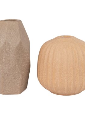 KantoormeubelenPlus Vaas en Kandelaar - Bruin