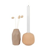 KantoormeubelenPlus Vaas en Kandelaar - Bruin