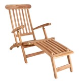 Arrecife Teak ligstoel - Ligstoel in teak. Verstelbare rugleuning met 4 standen