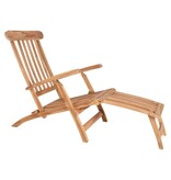 Arrecife Teak ligstoel - Ligstoel in teak. Verstelbare rugleuning met 4 standen